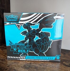 New Pokemon Black Bolt Elite Trainer Box - ETB Pokemon Cards Factory Sealed